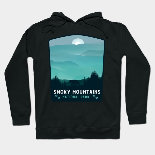 Smoky Mountains National Park Mountain Hoodie by Tonibhardwaj